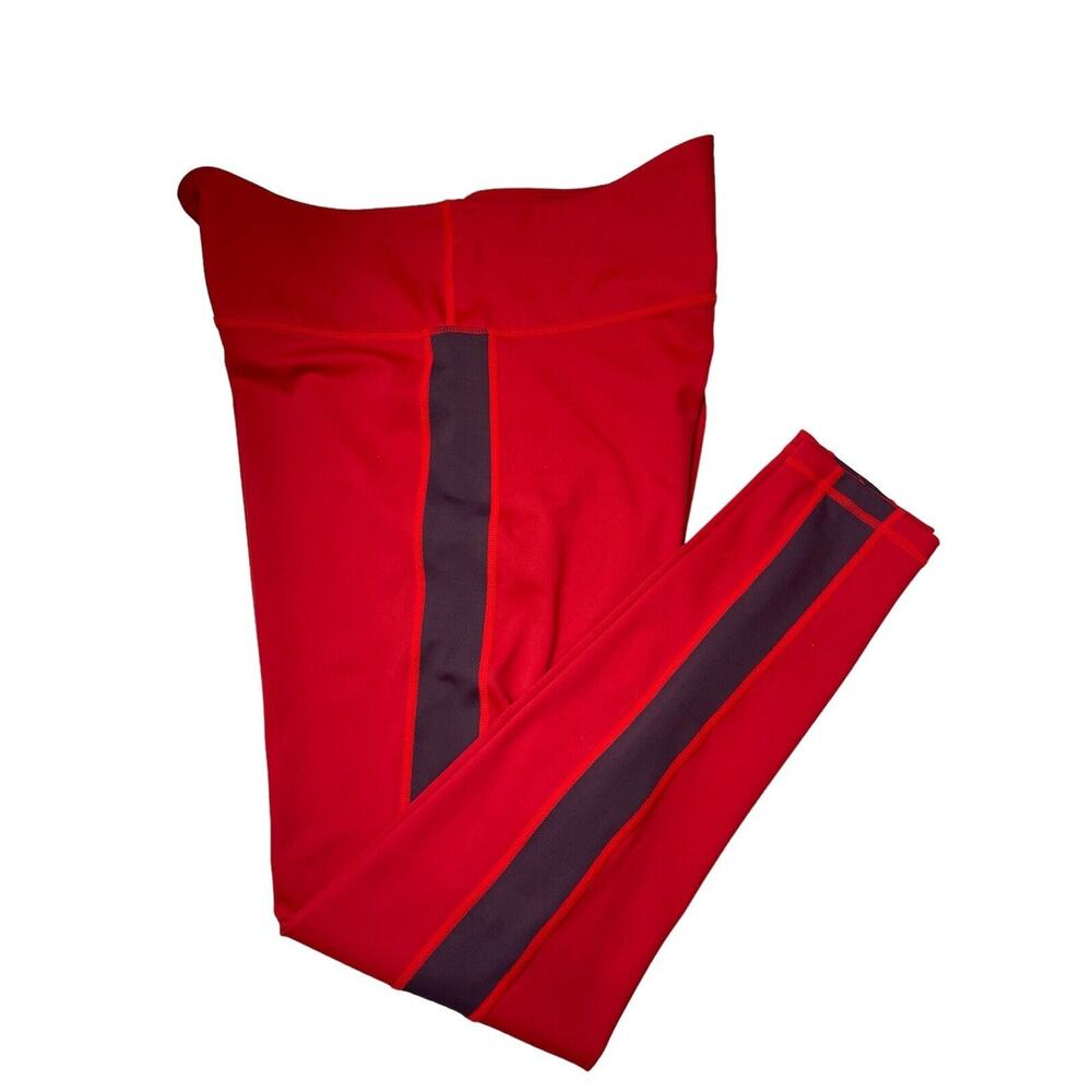 ZYIA Leggings Active Light N Tight Hi-Rise Leggings Red Women SZ 20